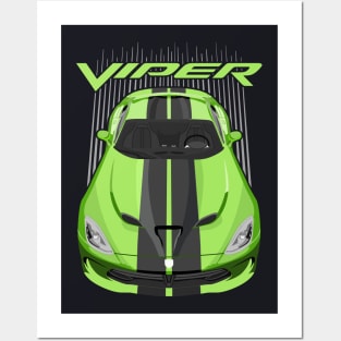 Viper SRT-green and black Posters and Art